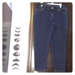 🦋Lane Bryant genius fit skinny jeans. Size 14P.